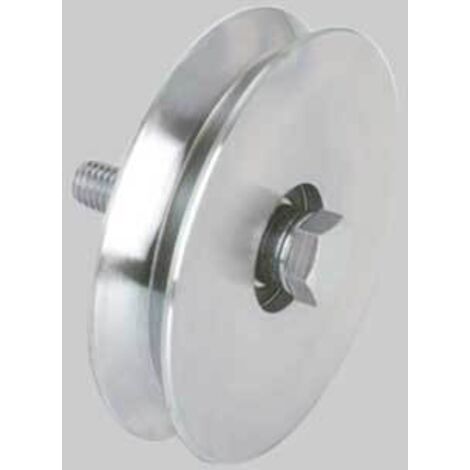 Ruota con bullone per cancelli gola y 90 mm
