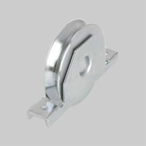Ruota con supporto interno per cancelli gola y 80 mm