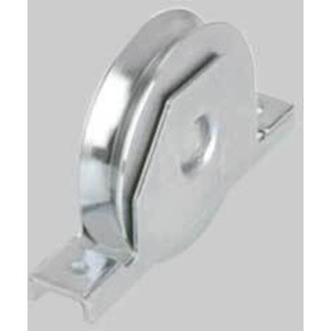 Ruota con supporto interno per cancelli gola y a cuscinetti 120 mm