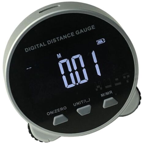 Ruota di misurazione digitale multifunzionale con schermo LCD - Strumento di misurazione della distanza ad alta precisione per uso interno ed esterno - Calibro digitale in ABS + PP