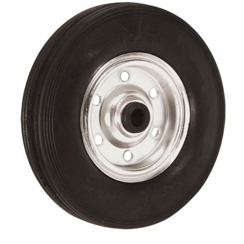 Image of Ruota di movimentazione in gomma piena 250 x 50 mm cerchio in acciaio