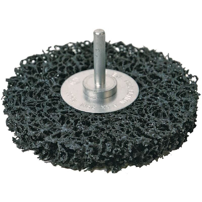 Ruota di spelatura su asta disco abrasivo 100 mm per trapano
