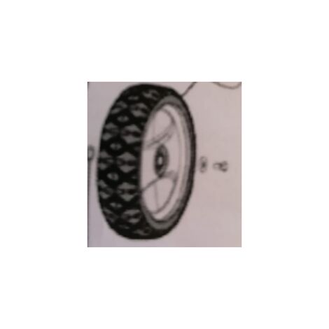 Ruota diametro 180 mm senza ingranaggi ACTIVE per rasaerba tosaerba 4850