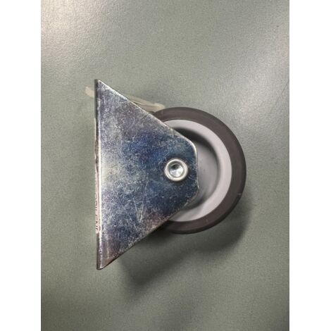 RUOTA FISSA POLIP/GOMMA MM.50
