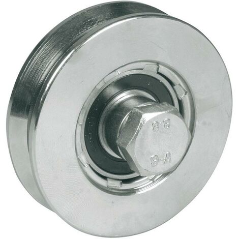 RUOTA GOLA V 1 CUSCINETTO ZNC mm. 160