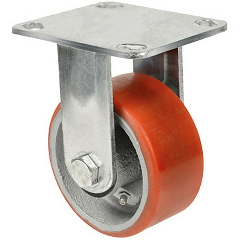 Ruota in poliuretano fissa mm 150X50 export