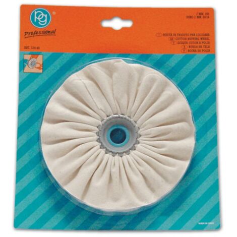 Ruota in Tessuto per Lucidare Poggi art. 339.45 150 mm Foro 20/16 mm
