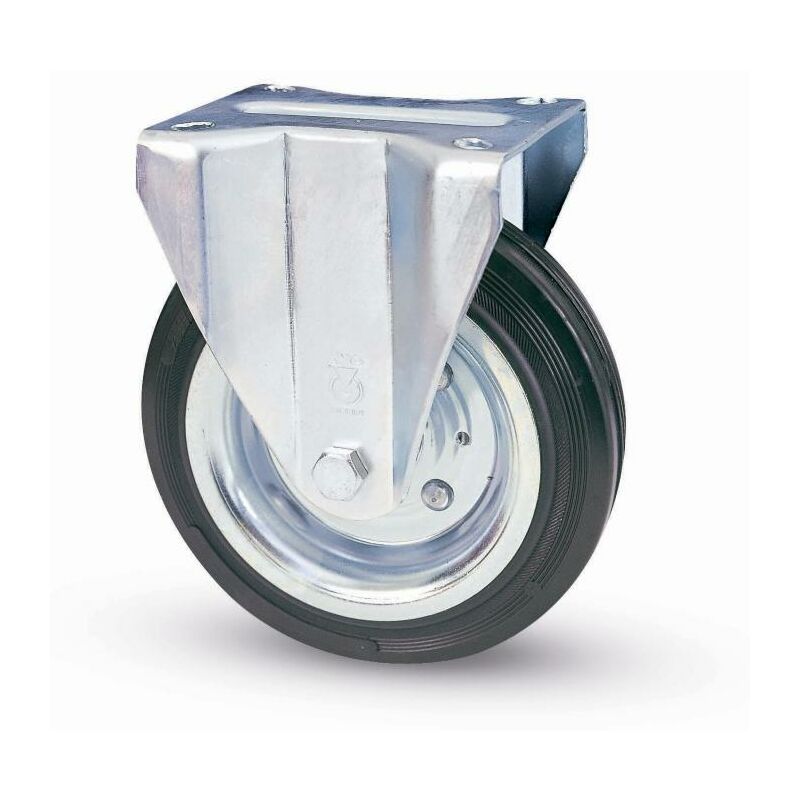 Ruota Ind. Art.80/a D.125 Piastra Fissa