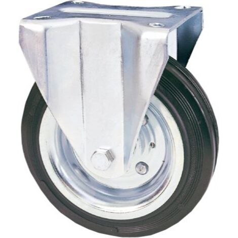 Ruota industriale fissa ideal star 100 mm - portata 80 kg