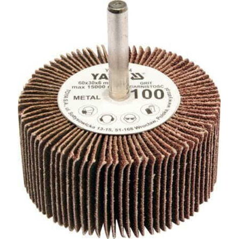 Spazzola Abrasiva Per Smerigliatrice 120mm - Grana #120 Per Legno E Metallo - Lucidatura E Brunitura - Foto 9