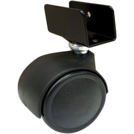 RUOTA MOBILE D 40 MM POLIPROPILENE C/PIASTRA U/16- 4,0 pz