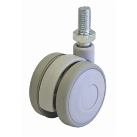 RUOTA MOBILE D 40 MM SIRIO PERNO GRIGIO