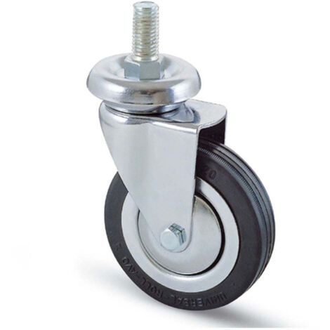Ruota Mobili 155b Perno Cromato   Mm  80