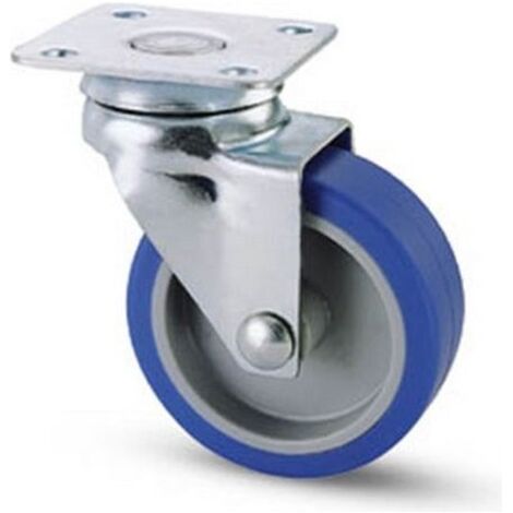 Ruota Mobili221    Blu   Girevole Mm 100