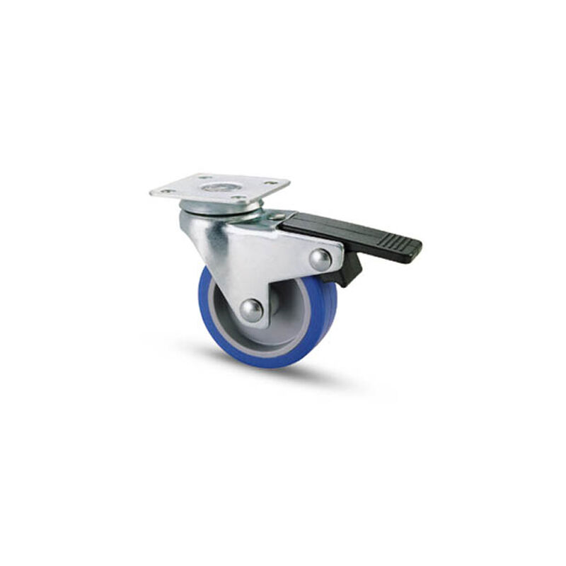 Ruota Mobili 221Bis Blu Freno+Pias.Mm 50