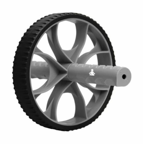 Ruota per Addominali FITPADDY ABW01 Impugnature Ergonomiche Antiscivolo Grigio Nero