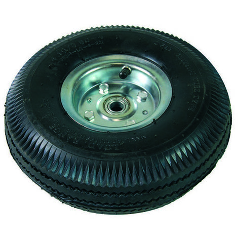 Ruota Per Carrello Pneumatica Mm.260 Con Cuscinetto Cerchio Acciaio - ø mm.260x85 foro mm.16
