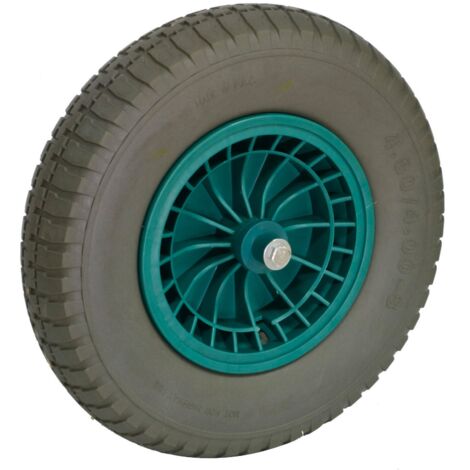 Ruota per carriola hercules in poliuretano antiforatura 350x80 mm - Salone
