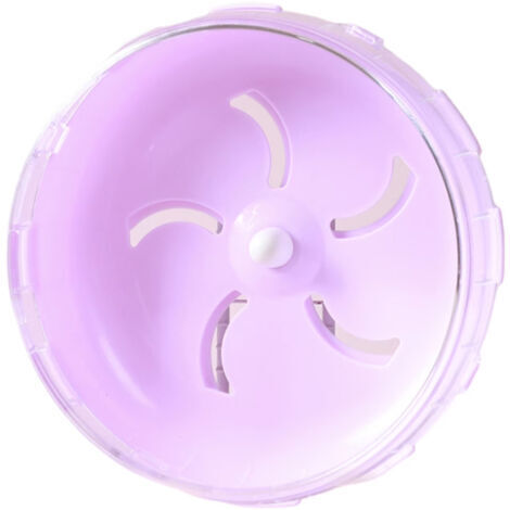 Ruota per esercizi silenziosa e antiscivolo per piccoli animali - Grande misura 21,5 cm - Adatta a criceti, cincillà, gerbilli e ricci sicura e resistente.