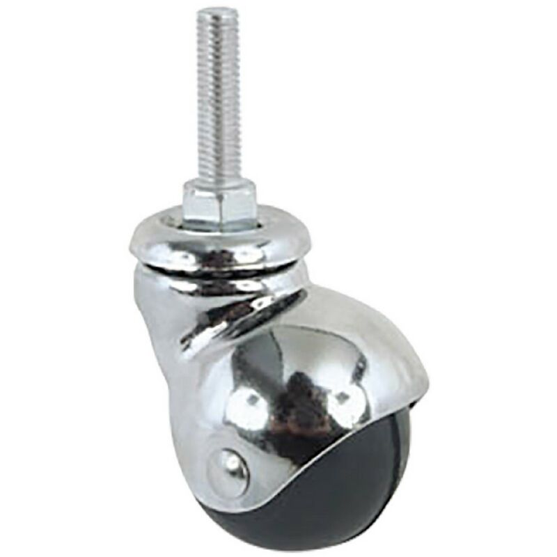 AVO - ruota per mobili ART.165/B ø 40 - perno mm 8 x 15 - nera -1 pz -- df 3145712