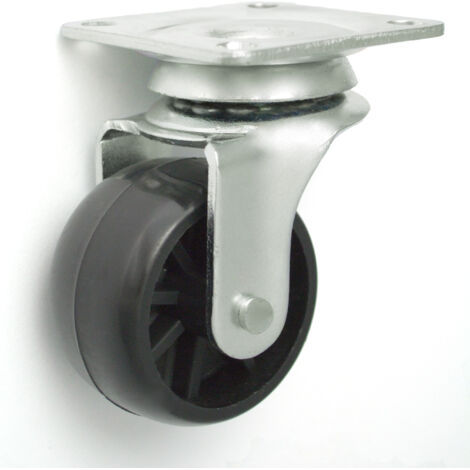 Ruota per mobili in plastica con alloggiamento girevole da 40 mm M42B - KL040 SKR