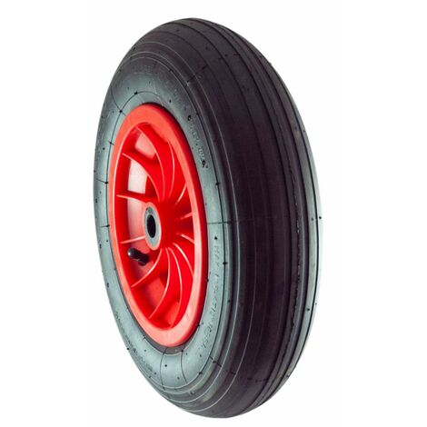 Ruota pneumatica 3,50/8" con mozzo rullini