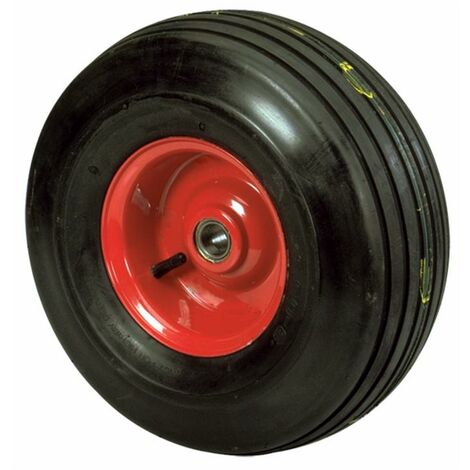 Ruota pneumatica Ama con battistrada rigato 16x6,50/8" e cuscinetti