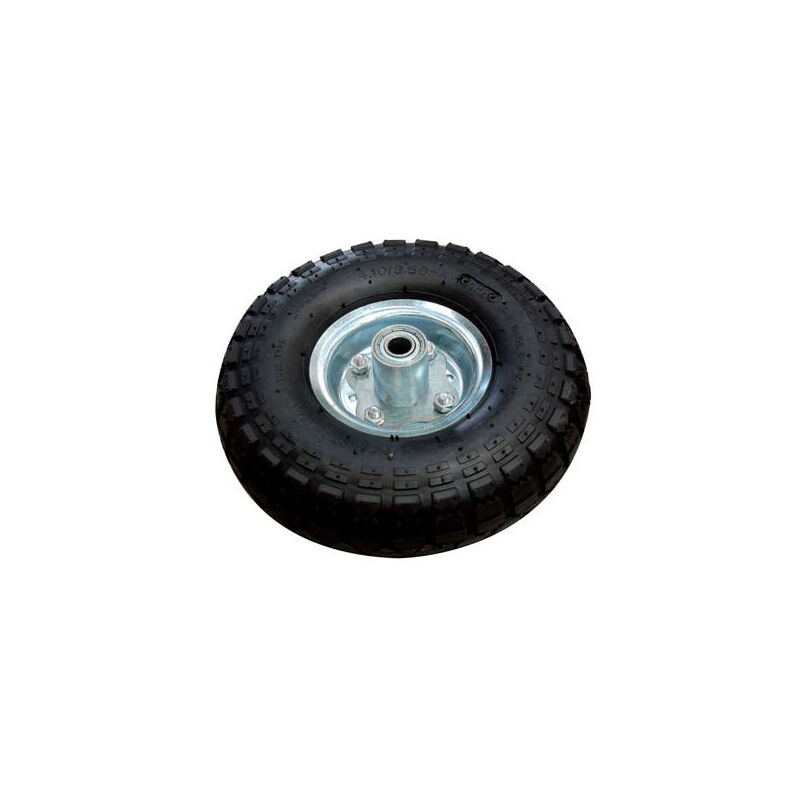 Image of Hand - ruota pneumatica x bravetta mozzo decentrato • mm 255X75 disco metallo mozzo mm 75 f.mm 16 + pfu