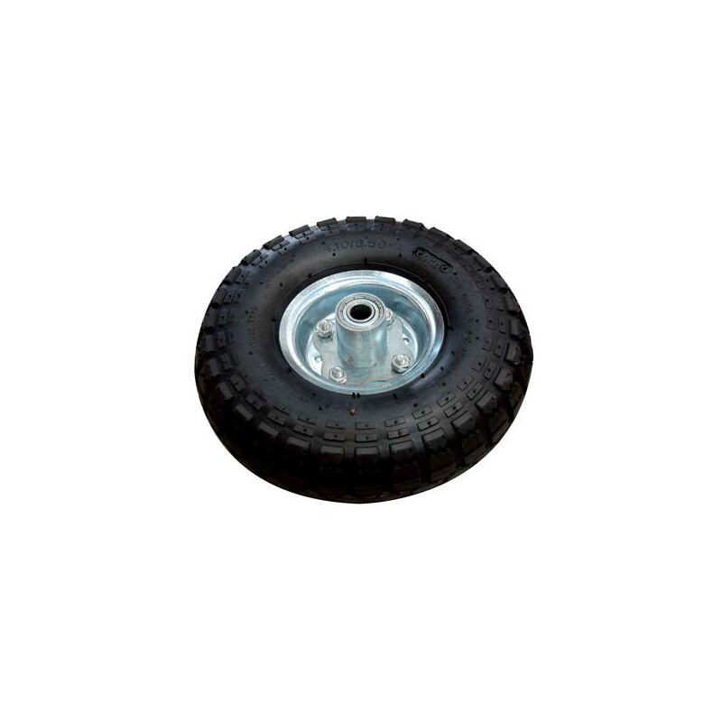 Image of Hand - ruota pneumatica x bravetta mozzo decentrato 3,50X4 disco met mozzo mm 50 f.mm 20 + pfu