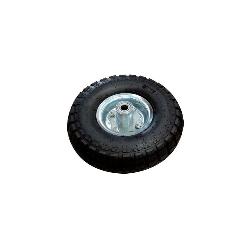Image of Hand - ruota pneumatica x bravetta mozzo decentrato 3,50X4 disco met mozzo mm 50 f.mm 16 + pfu