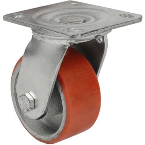 Ruota Poliuretano 150X50 Piastra Girevole Export