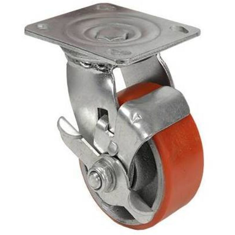 Ferramenta1.com - Roue en polyuréthane 75x32 exportation de freins pivotants