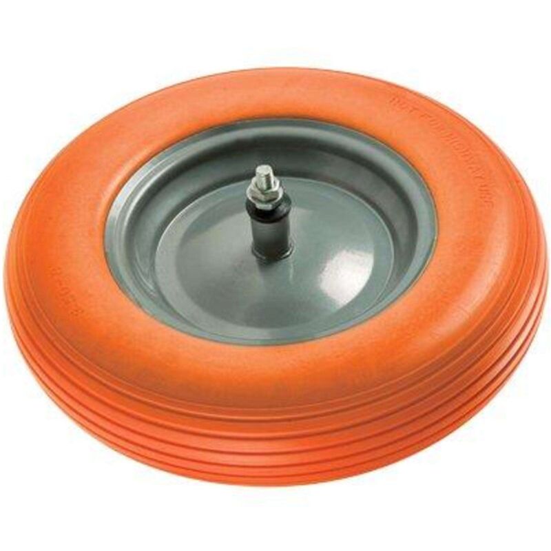 La Zappa Ruota Pneumatica Di Tipo Tacchettato Per Carriola Con Cuscinetti (Interasse Di 110 Mm - Foto 6