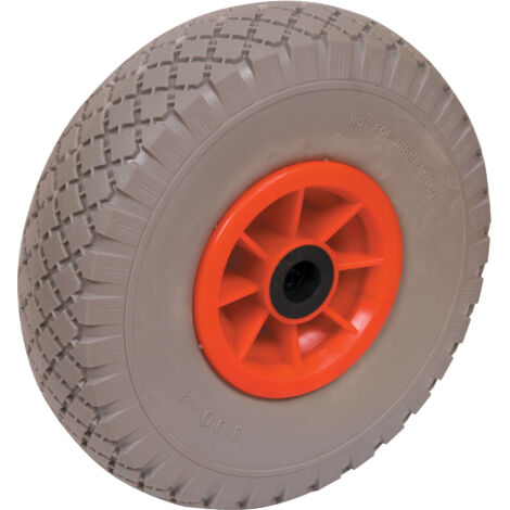 RUOTE IN GOMMA UNIVERSALI 2X PER CARRELLO CON CUSCINETTO 4.10 / 3.50 - Foto 5