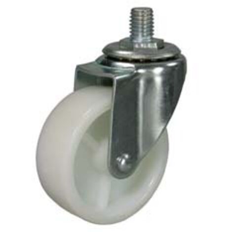 RUOTE CON PERNO FORCELLA- - ø mm.65 perno ø mm.10x15 - 4 pezzi QUALITY
