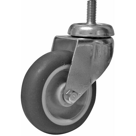 Ruote con supporto a perno Art. 602 NG -   mm. 40 - perno 8MA -  Conf. 24 Pz