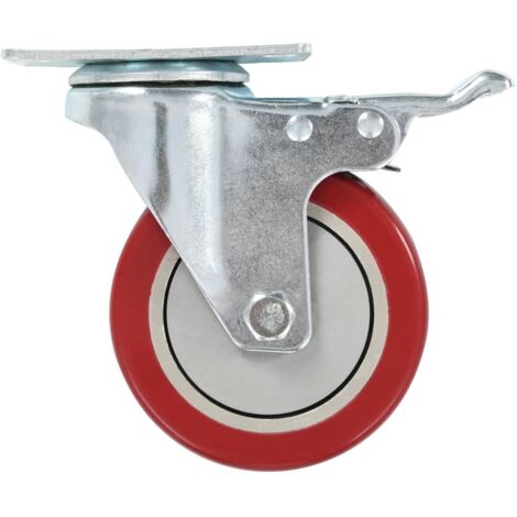 RUOTA POLIURETANO ruote da 80 100 125 150 200 RUOTE DI RICAMBIO ruolo RUOTE cuscinetti radenti