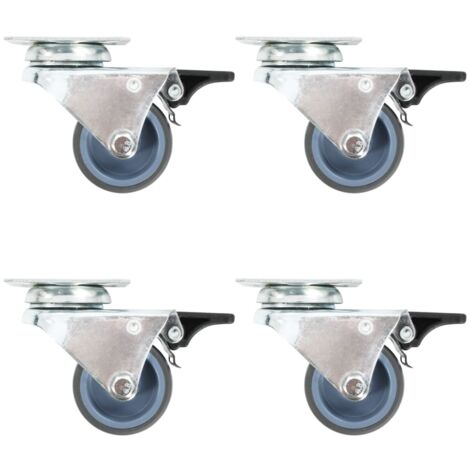 Ruote Girevoli Gemellate 8 pz 50 mm vidaXL