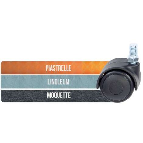Ruote Nylon Mm.40 Filetto M8