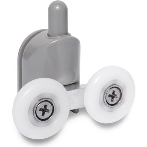Ruote per cabina Armazi, doppio pavimento, 23 mm, grigie, 2 pezzi.