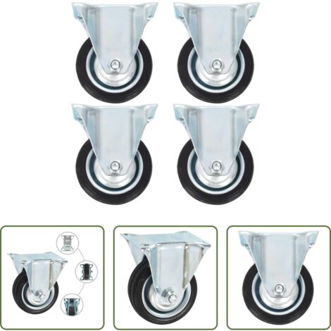 Ruote per mobili -  Rotelle Fisse 4 pz 75 mm
