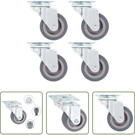 Ruote per mobili -  Ruote Girevoli 4 pz 50 mm
