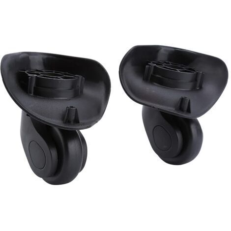 Ruote per valigia, ruote girevoli universali per bagagli, realizzate in resistente plastica PVC, set da 2 pezzi, perfette per i viaggi e facili da installare.