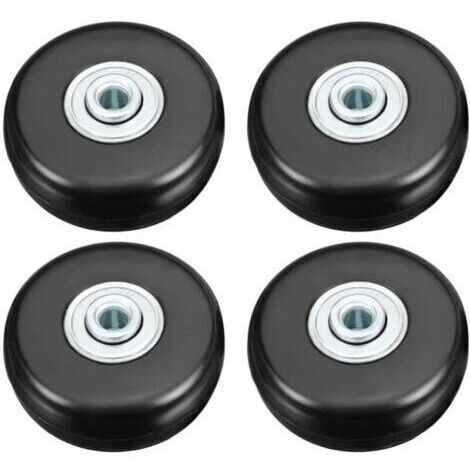 Ruote per valigie, ruote di riparazione per bagagli, ruote di ricambio universali girevoli in gomma silenziosa e resistente da 50 mm per valigie/bagagli/zaini/viaggi