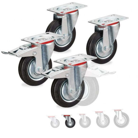 Ruote robuste, 4 pz