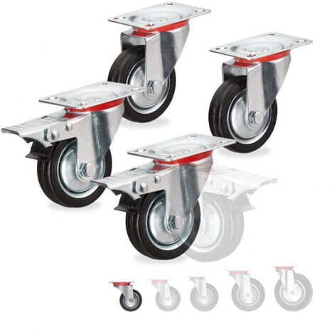 Ruote robuste 4 pz