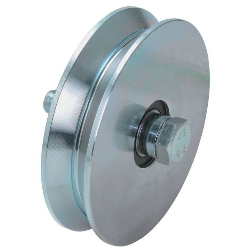 Ruota Per Cancello G. Y Con Bullone 2 Cuscinetto Mm.160 - 2 Pz