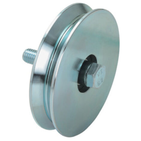 RUOTE X CANCELLO G. Y CON BULLONE 1 CUSCINETTO MM.100. Prezzo per 1 pezzo.