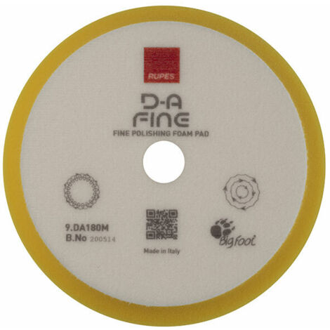 Rupes tampone per lucidatura carrozzeria auto spugna gialla fine d150-180mm