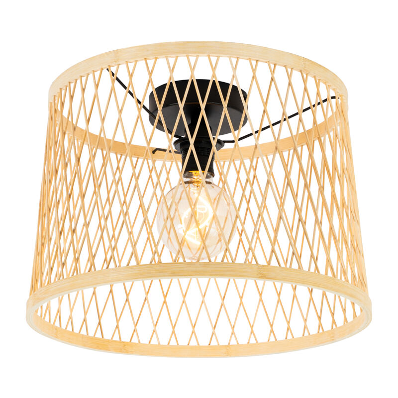 Image of Rustic Outdoor Ceiling Light Rattan 40&hellip;